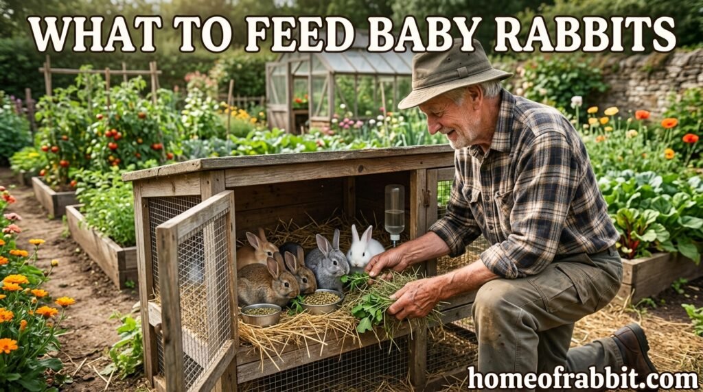 What to Feed Baby Rabbits