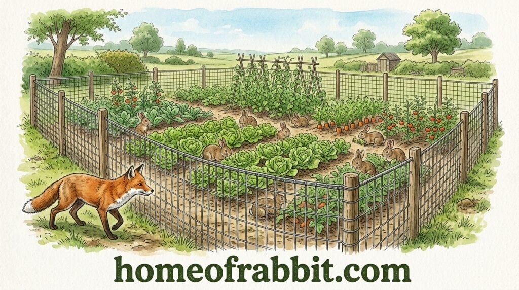 How Do You Protect a Rabbit Garden From Predators(Without Overbuilding It) How Do You Protect a Rabbit Garden From Predators