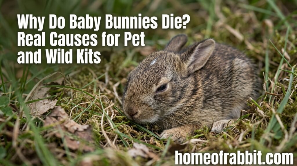 why do baby bunnies die?