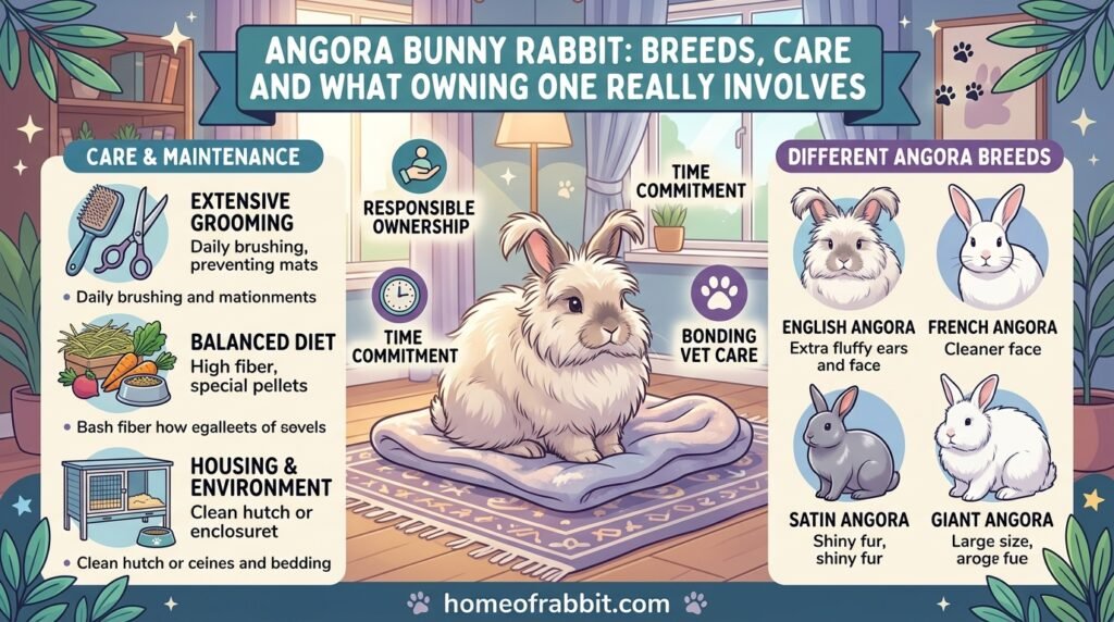 Angora Bunny Rabbit: Breeds, Care and What Owning One Really Involves angora bunny rabbit