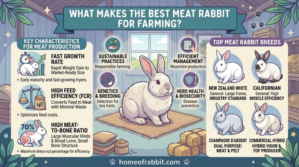 What Makes the Best Meat Rabbit for Farming?