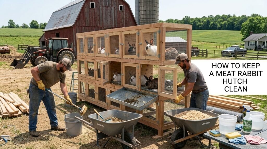 How to Keep a Meat Rabbit Hutch Clean