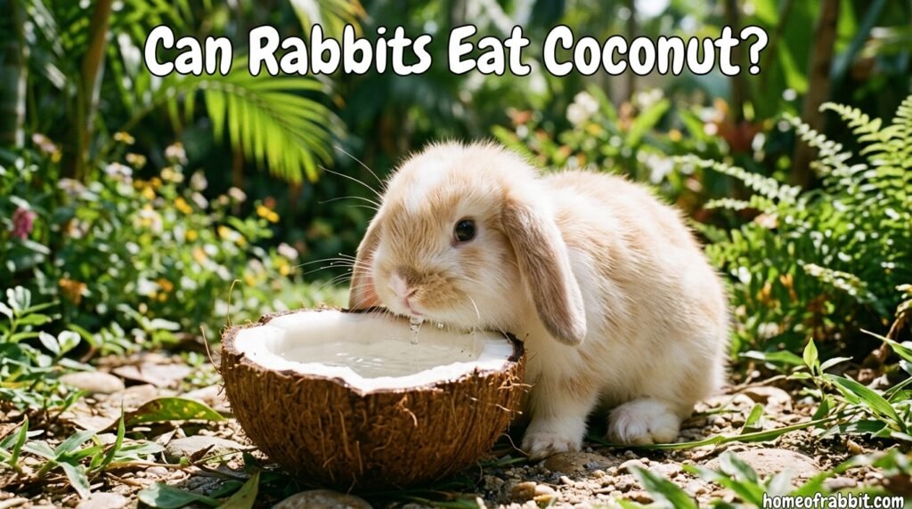 can a rabbit eat coconut