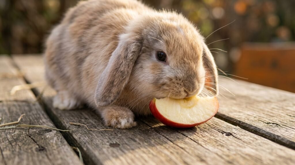 can rabbits eat apple