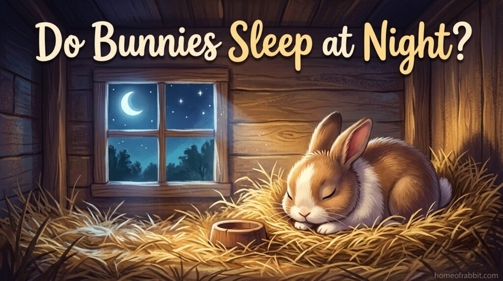 Do Bunnies Sleep at Night? What Rabbit Sleep Really Looks Like do bunnies sleep at night